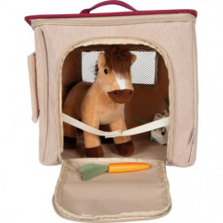 Spielset Pferd mit Stall und Zubehör in der Tasche