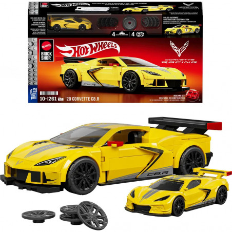 Mattel Brick Shop Hot Wheels Speed Corvette