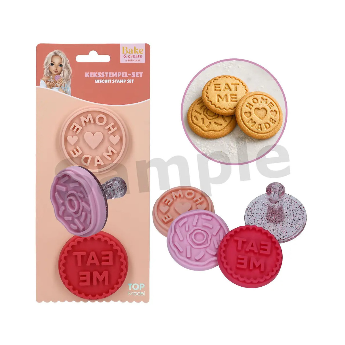 TOPModel Keksstempel Set BAKE