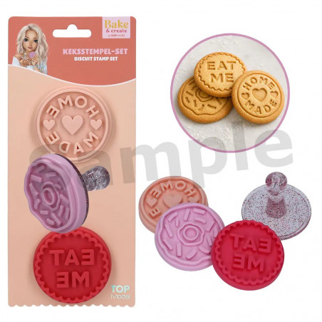 TOPModel Keksstempel Set BAKE