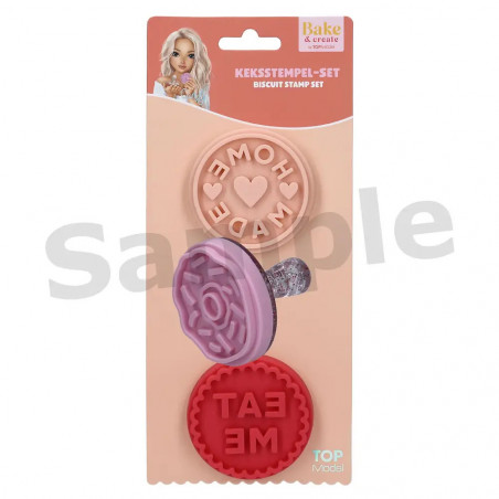TOPModel Keksstempel Set BAKE
