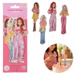 TOPModel Kuchen-Topper, 4 Stk