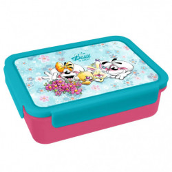 Diddl Lunchbox, PP, ca. 800 ml, mit Fächern, rosa