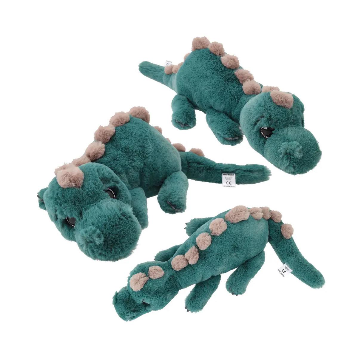 Dino World Plschdino liegend