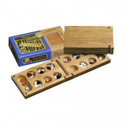 Philos - Reise-Klapp-Kalaha, Bambus