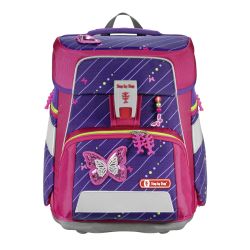 SPACE Schulranzen-Set Shiny Butterfly, 5-teilig