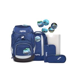 ergobag pack Schulrucksack-Set BlauchlichtBär