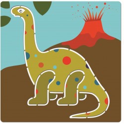 Djeco - Schablonen - Dinosaurs