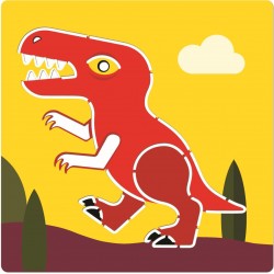 Djeco - Schablonen - Dinosaurs