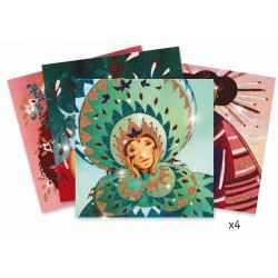 Djeco - Glitzerkarten - Gold and silken Djeco - Glitzerkarten - Gold and silken