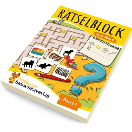 Hauschka Verlag - Rätselblock ab 6 Jahre, Band 1, A5-Block