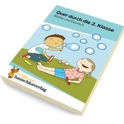 Hauschka Verlag - Quer durch die 2. Klasse, Mathe und Deutsch - A5-Übungsblock