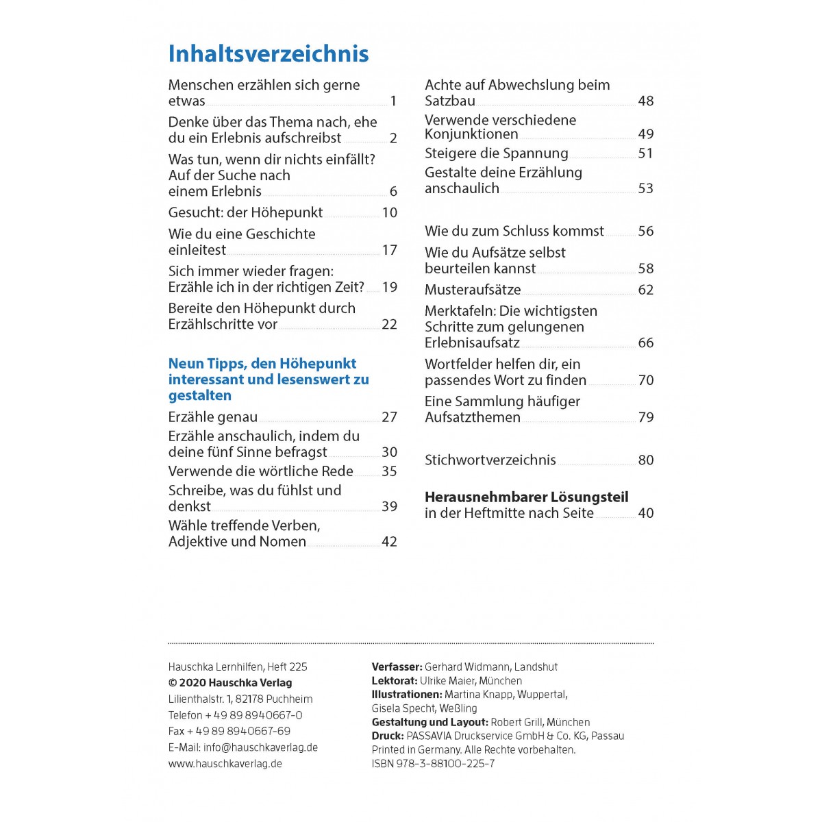 Erlebniserzählung. Aufsatz 4.-5. Klasse