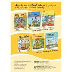 Hauschka Verlag - Rätselblock ab 6 Jahre, Band 1, A5-Block