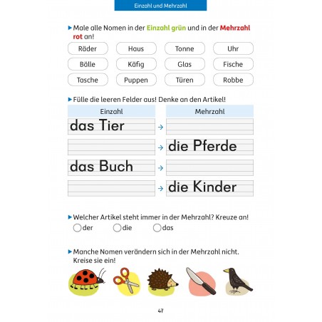 Hauschka Verlag - Quer durch die 2. Klasse, Mathe und Deutsch - A5-Übungsblock
