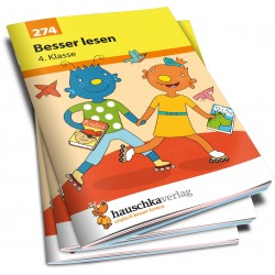 Hauschka Verlag - Besser lesen 4. Klasse, A5- Heft