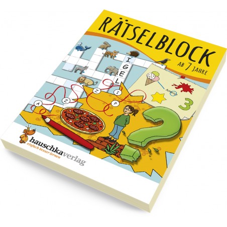 Hauschka Verlag - Rätselblock ab 7 Jahre, Band 1, A5-Block