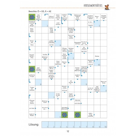 Hauschka Verlag - Rätselblock ab 10 Jahre, Band 1, A5-Block