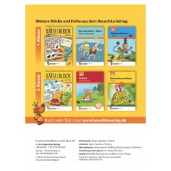 Hauschka Verlag - Rätselblock ab 6 Jahre, Band 2, A5-Block
