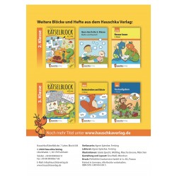 Hauschka Verlag - Rätselblock ab 7 Jahre, Band 2, A5-Block