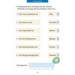 Hauschka Verlag - Quer durch die 1. Klasse, Lesen üben - A5-Übungsblock