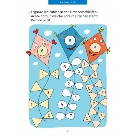 Hauschka Verlag - Quer durch die 1. Klasse, Mathe und Deutsch - A5-Übungsblock