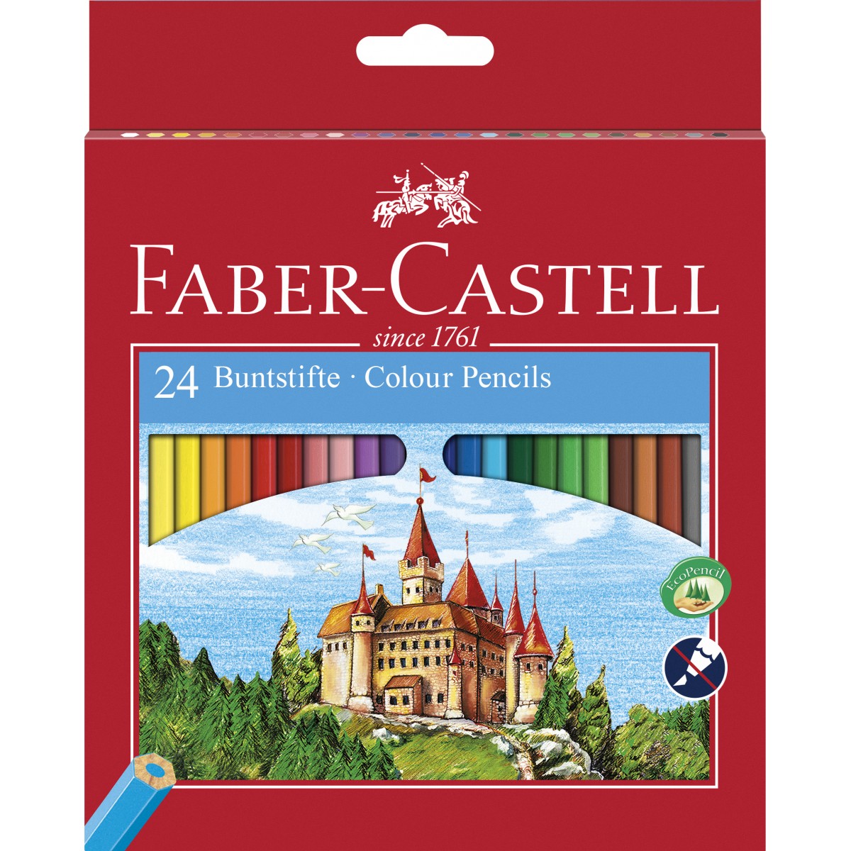 Buntstift Castle hexagonal 24er Karton
