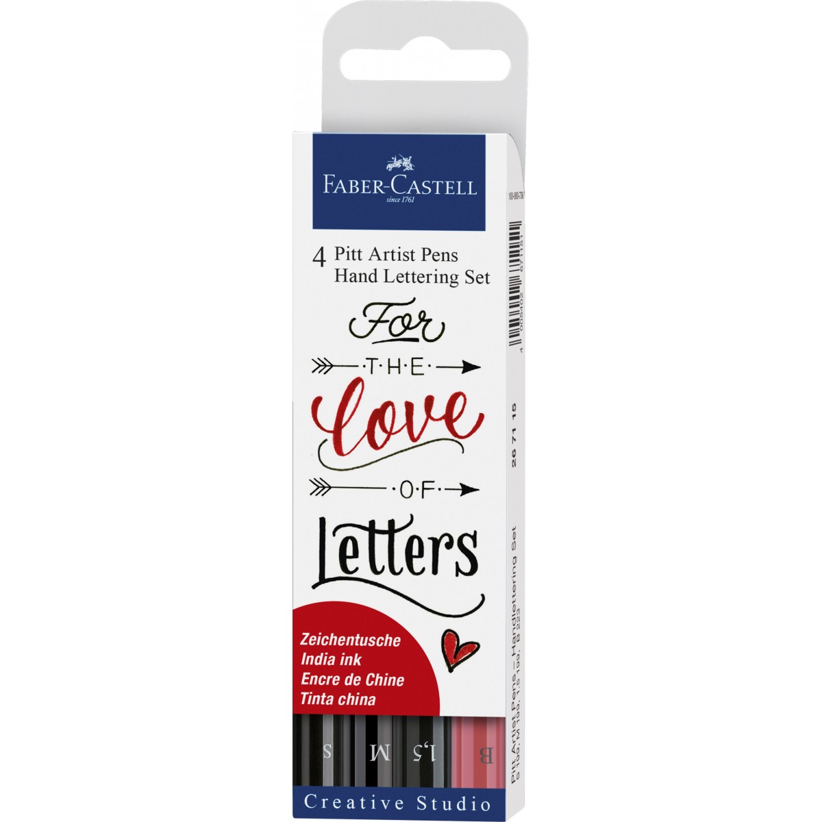 Tuschestift Pitt Artist Pen Lettering 4x