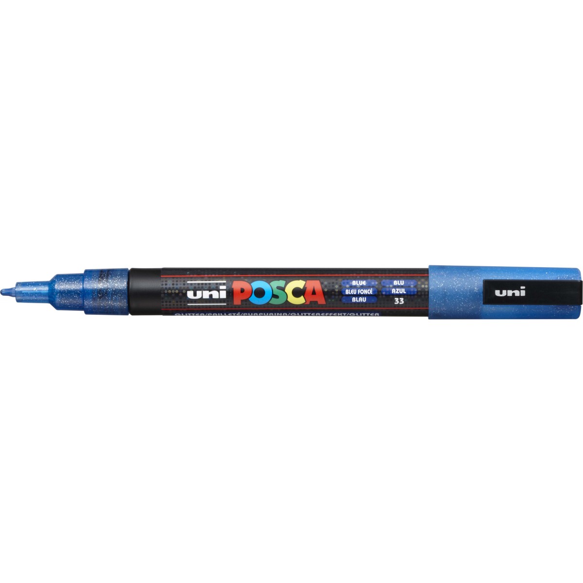 Marker UNI POSCA PC-3M Glitter blau