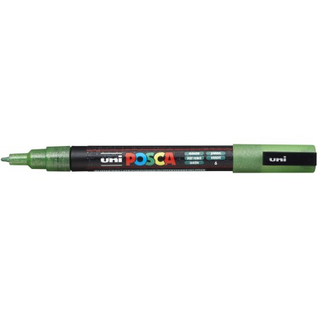 Marker UNI POSCA PC-3M Glitter grün