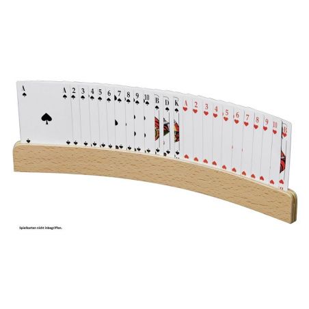 Spielkartenhalter, aus Holz Spielkartenhalter, aus Holz