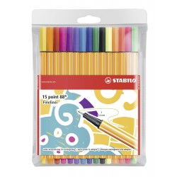 STABILO point 88 15er Etui "Individual. Just like you" Fineliner STABILO point 88 15er Etui "Individual. Just like you" Fineliner