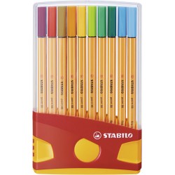 STABILO point 88 ColorParade 20 Fineliner in Klappbox VE: 5e Fineliner