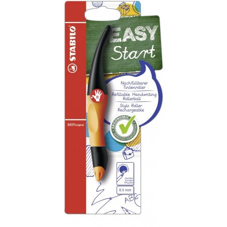 STABILO EASYoriginal Start R orange/anthrazit und 1 refill M Tintenroller